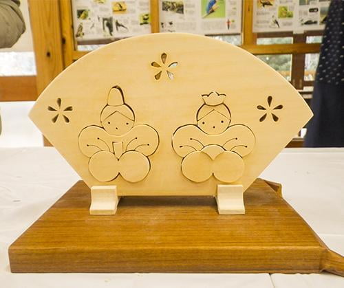 県立国見の森公園プログラム 糸のこ教室(組木ひな人形)