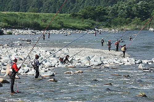 揖保川・千種川鮎釣り解禁