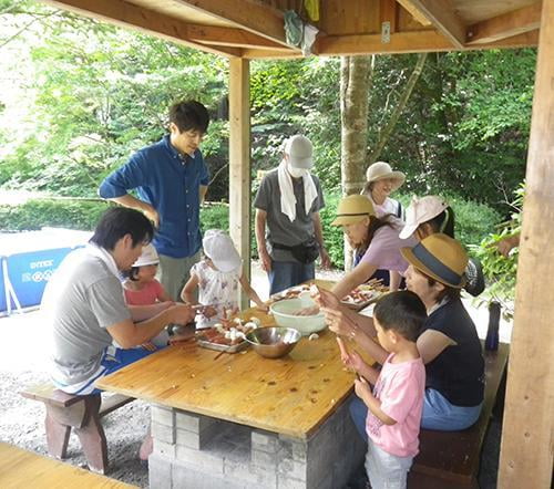 県立国見の森公園プログラム アウトドアクッキング