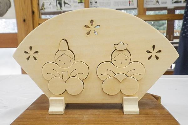 県立国見の森公園プログラム 糸ノコ教室(組木ひな人形)