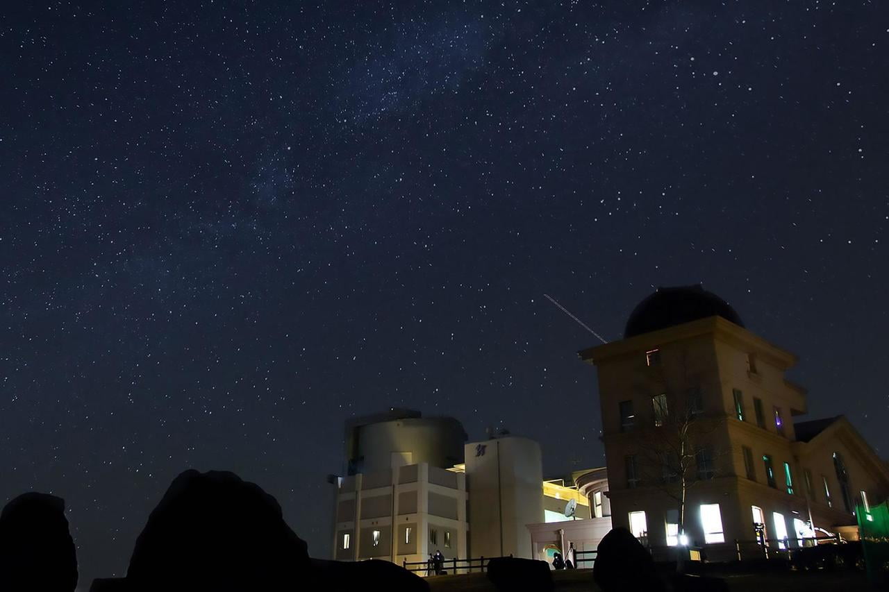 昼間の星と太陽の観察会