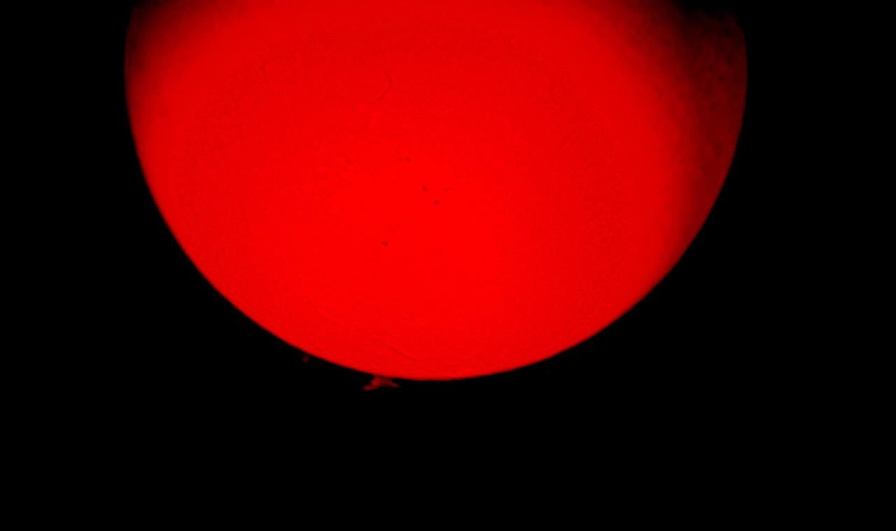 昼間の星と太陽の観察会