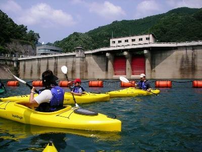 【波賀町】⾳⽔湖カヌークラブ オープン（※要事前予約）