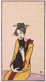 500-075_竹久夢二_黒猫を抱く女(柳屋版)_大正9年_木版画_個人蔵.jpg