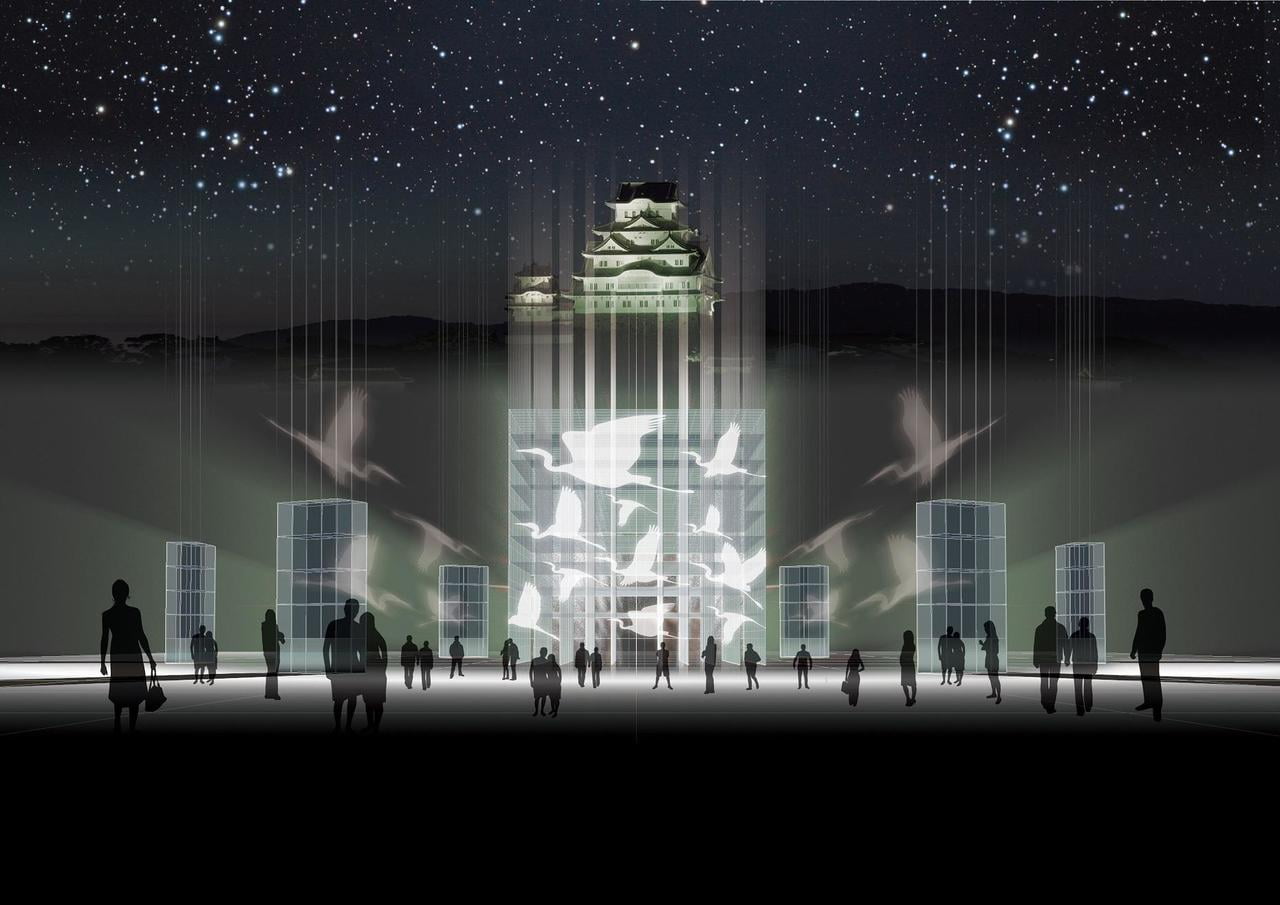 世界遺産が光で彩られる冬のナイトイベント☆「姫路城 光の庭(CASTLE OF LIGHT)」