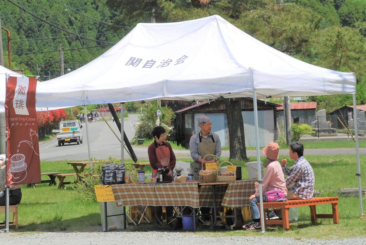 新緑の野外カフェ【2019年5月5日】奥播磨かかしの里