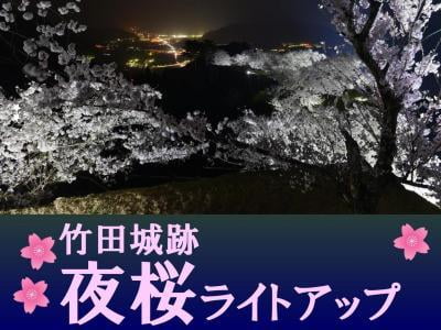 【兵庫・朝来】竹田城跡 夜桜ライトアップ～日本100名城～【2020】