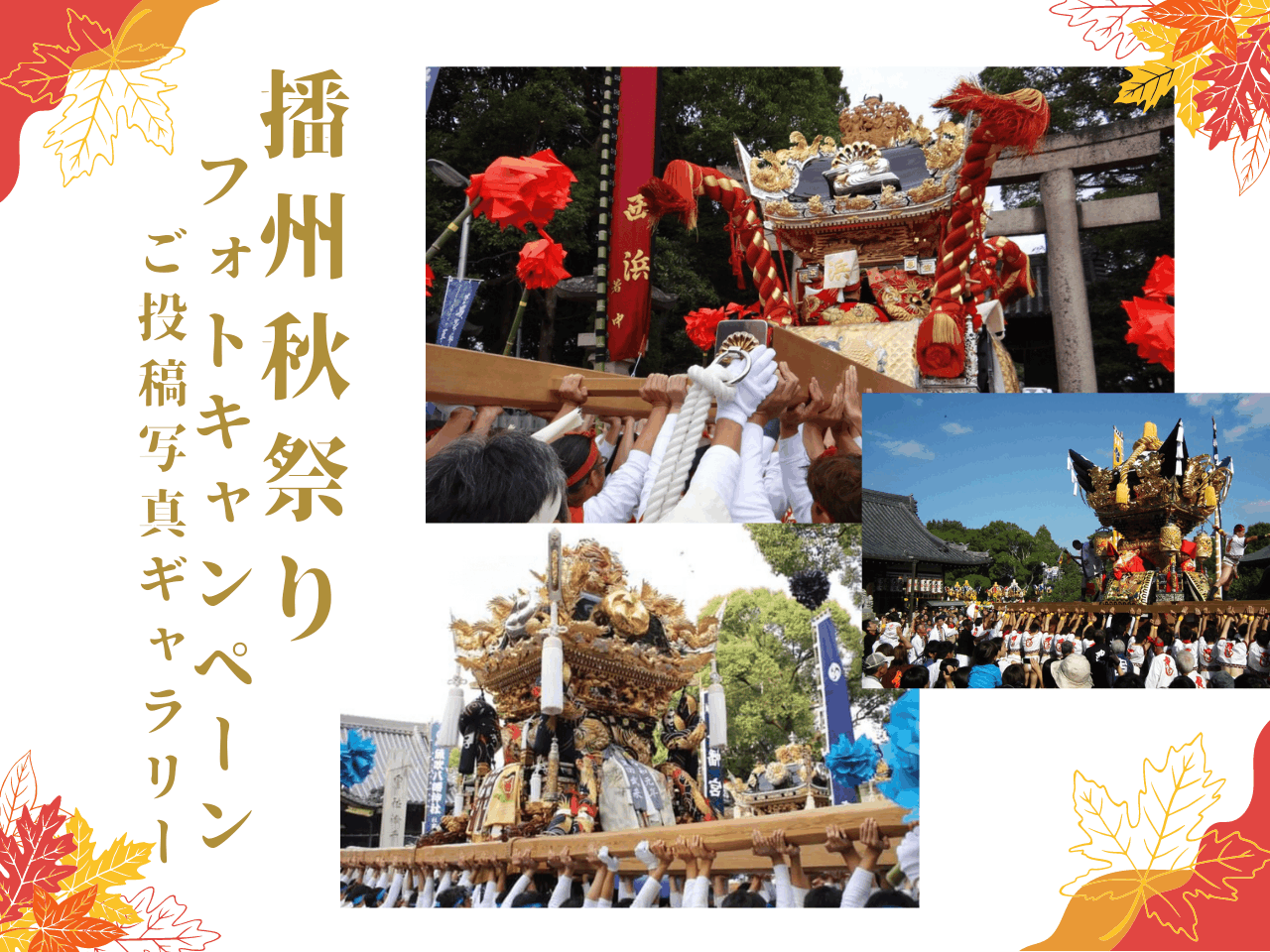 【感謝】姫路みたい播州秋祭りフォトキャンペーンを振り返ろう！素敵なお祭り画像集
