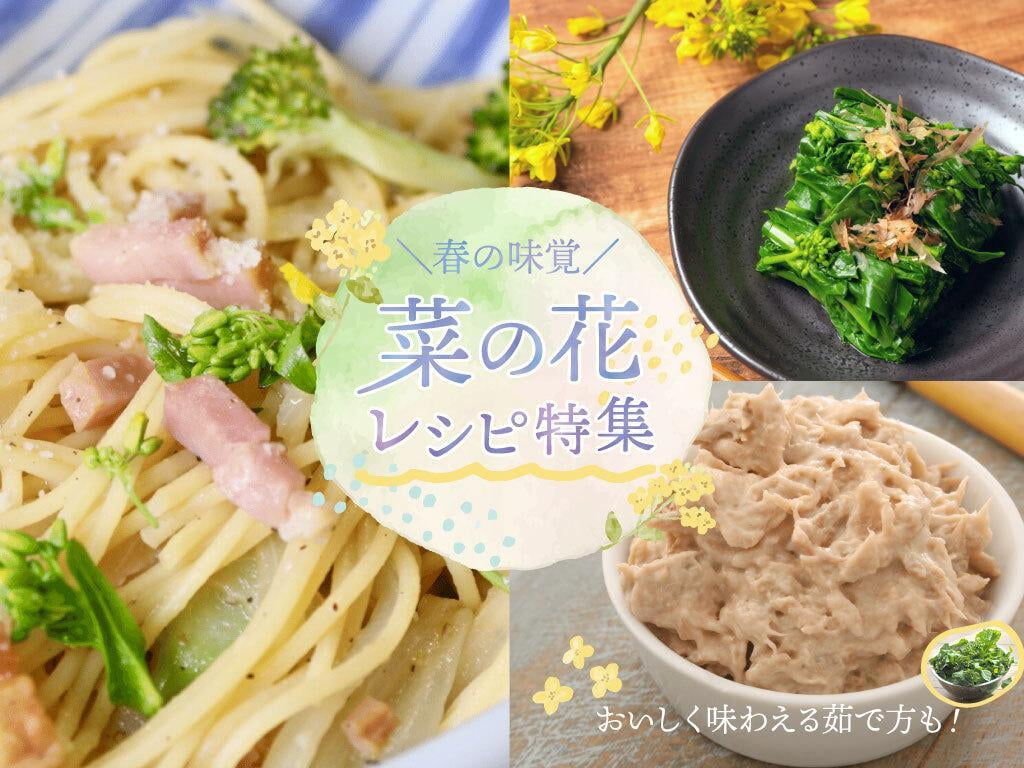 春の味覚「菜の花」おいしく味わえる茹で方・選び方を紹介!簡単アレンジレシピも