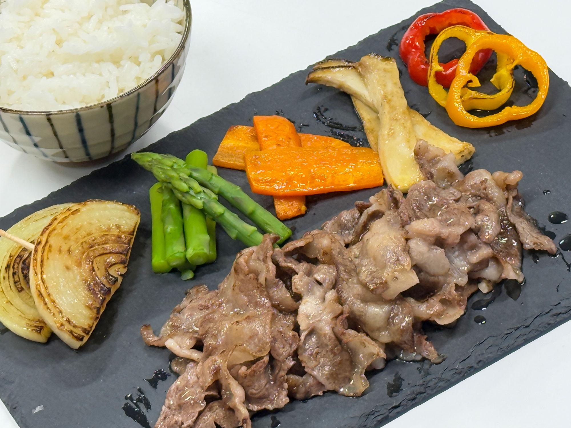 【西脇】～焼き野菜を添えて～ 黒田庄和牛の焼きしゃぶ｜ふるさと納税返礼品