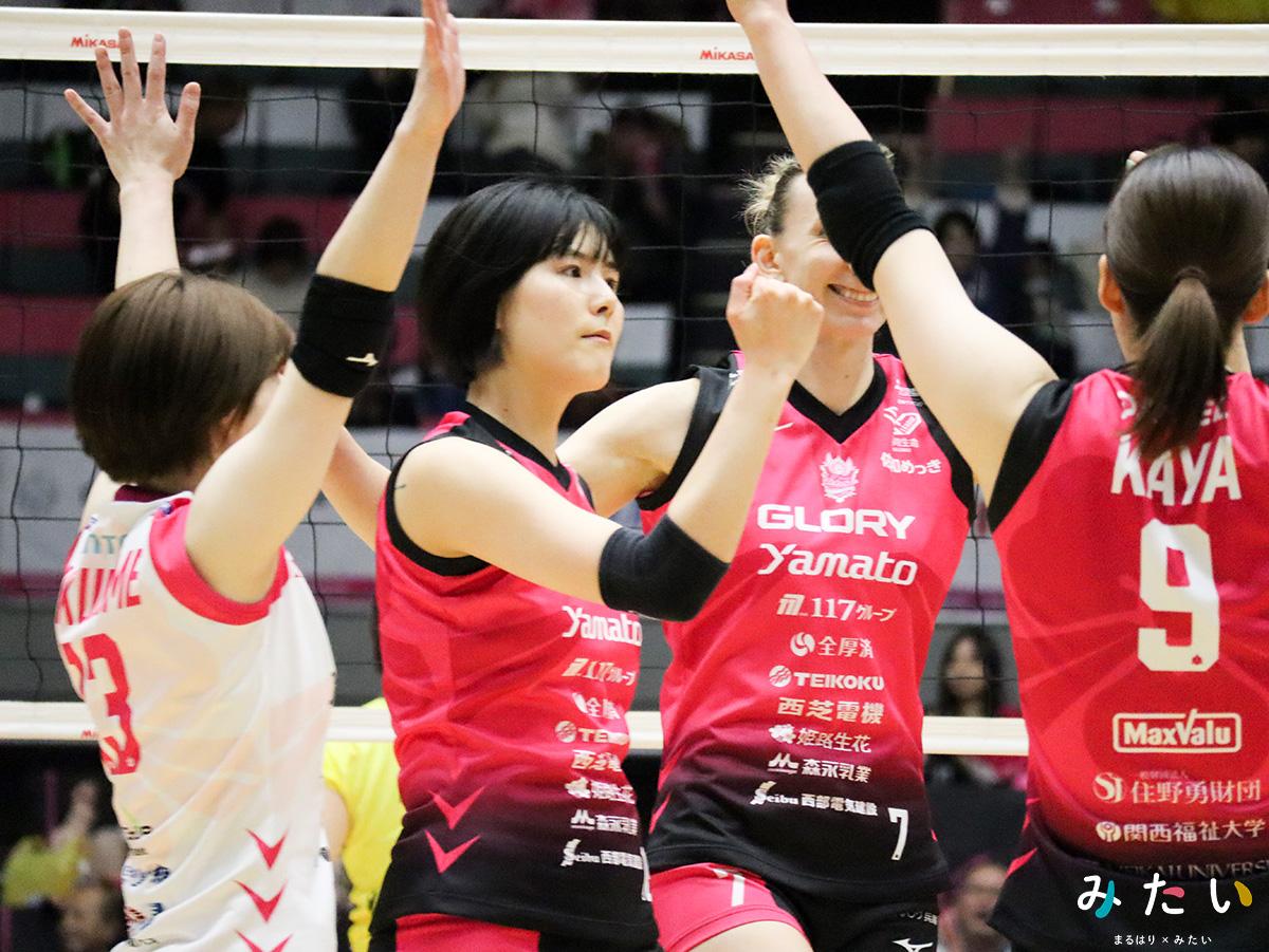 【2025-26 大同生命SV女子】手に汗握る激闘！ヴィクトリーナ姫路、ＫＵＲＯＢＥアクアフェアリーズにフルセット連勝！