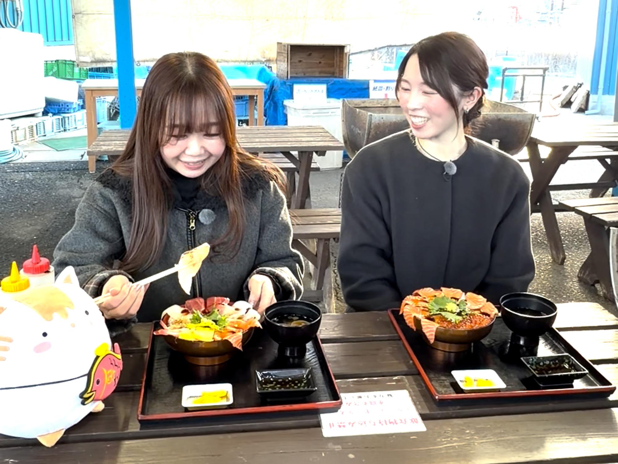 「WINK×みたい・まるはり」コラボTV番組｜第9回は「新春！絶品海鮮」特集！絶品海鮮丼や豪華海鮮BBQに舌鼓