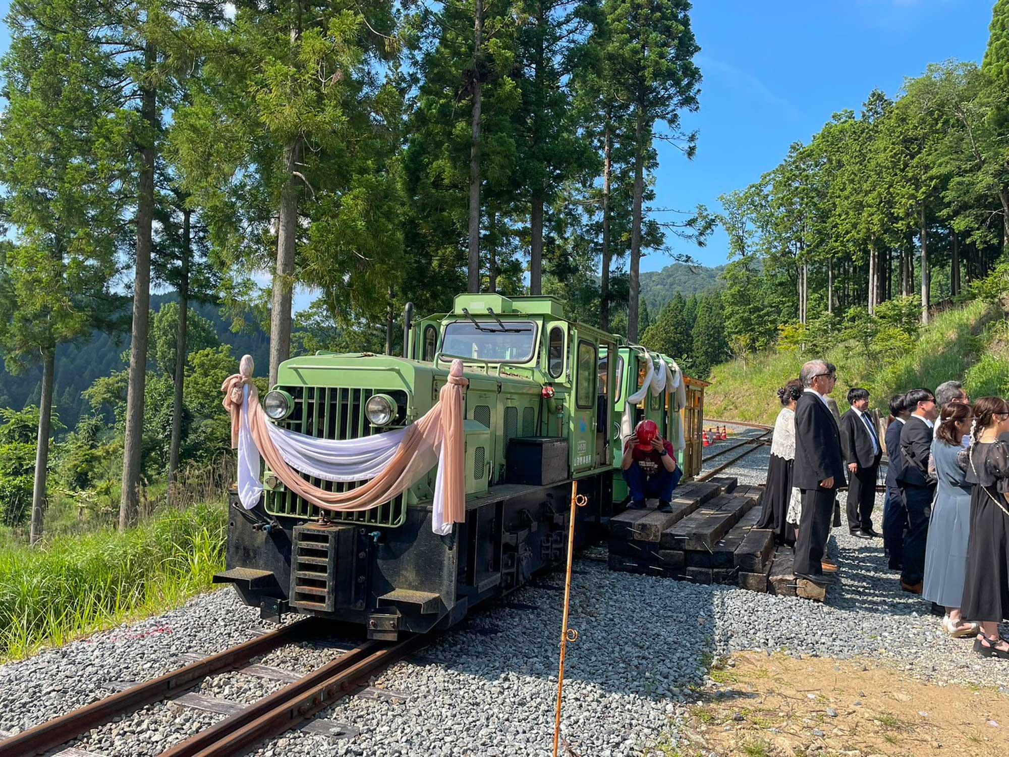 【宍粟】2026年本格スタート！「森林鉄道WEDDING」 期間限定＆数組限定のフォレストリゾート結婚式｜HAGA TOWN WEDDING＆CEREMONY