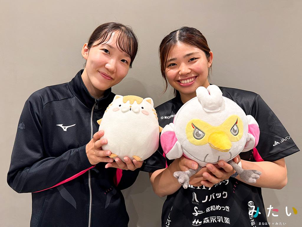【ヴィクトリーナ姫路】新加入・菊田美優選手の素顔に迫る！中学時代からのチームメイト・二宮みずき選手と特別インタビュー