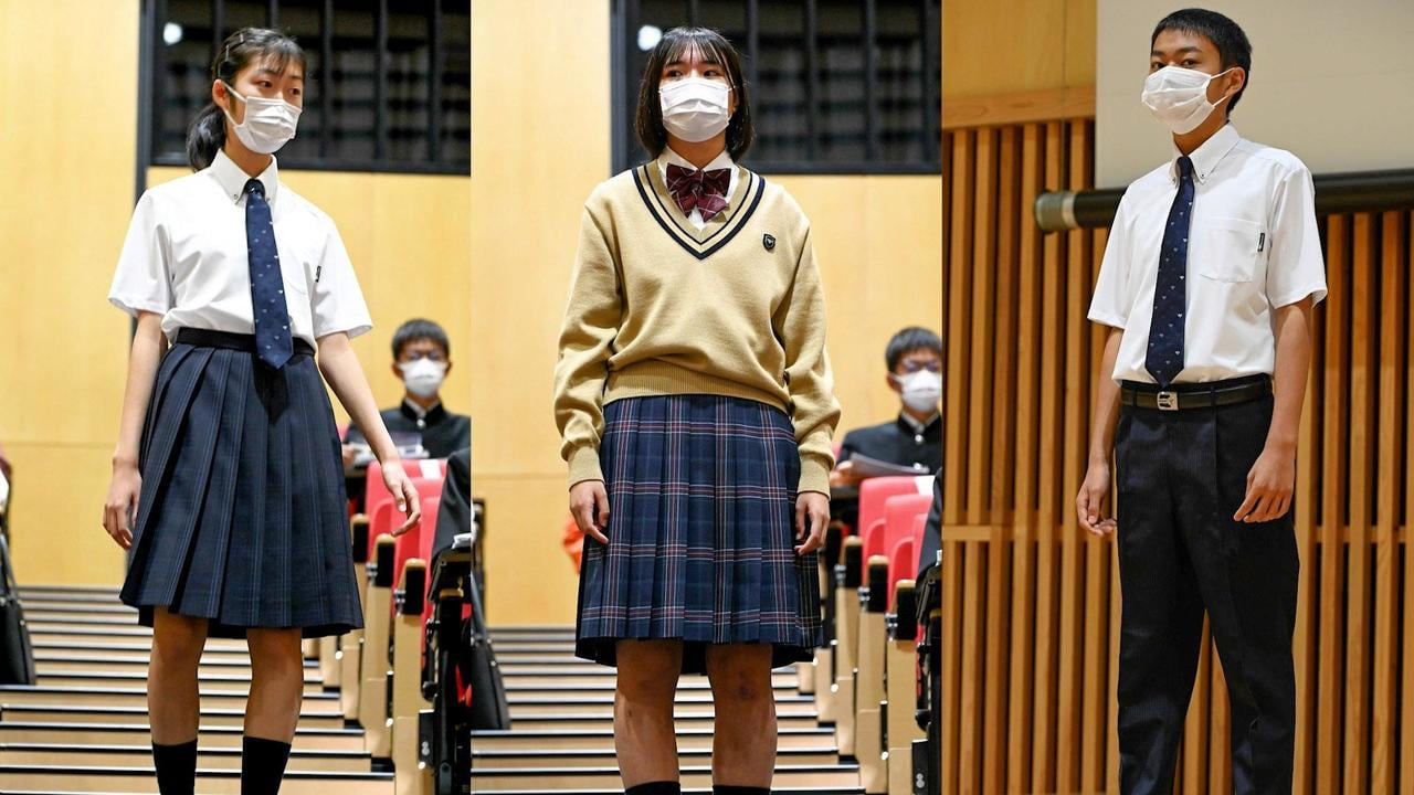 東洋大姫路高校の新制服（夏服やオプション）の写真