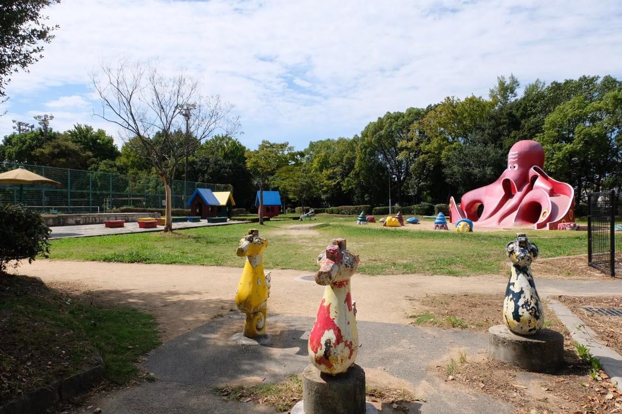 津田公園の入り口