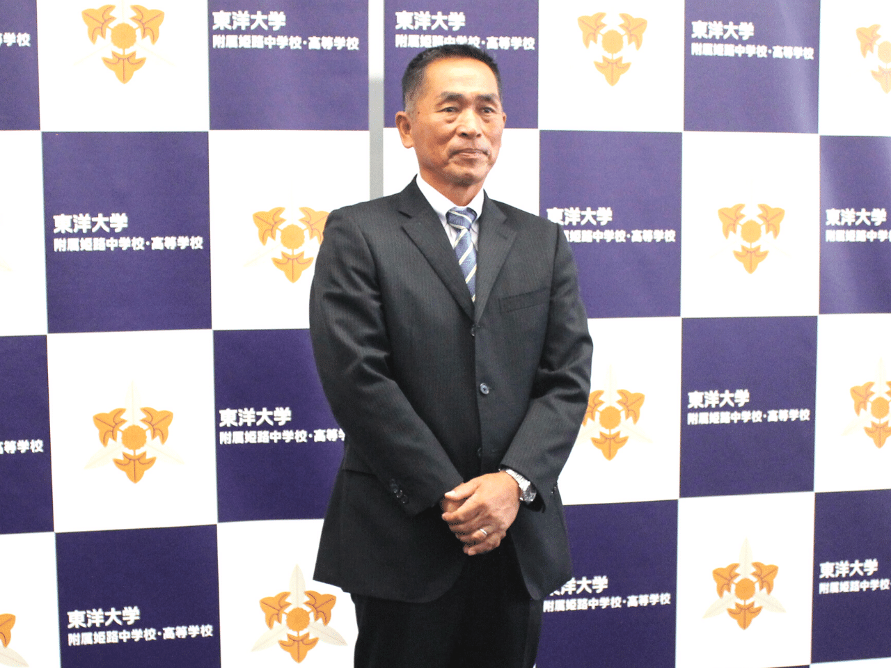 東洋大姫路野球部監督の藤田明彦さん