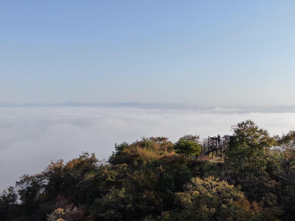 小野アルプスの雲海の写真