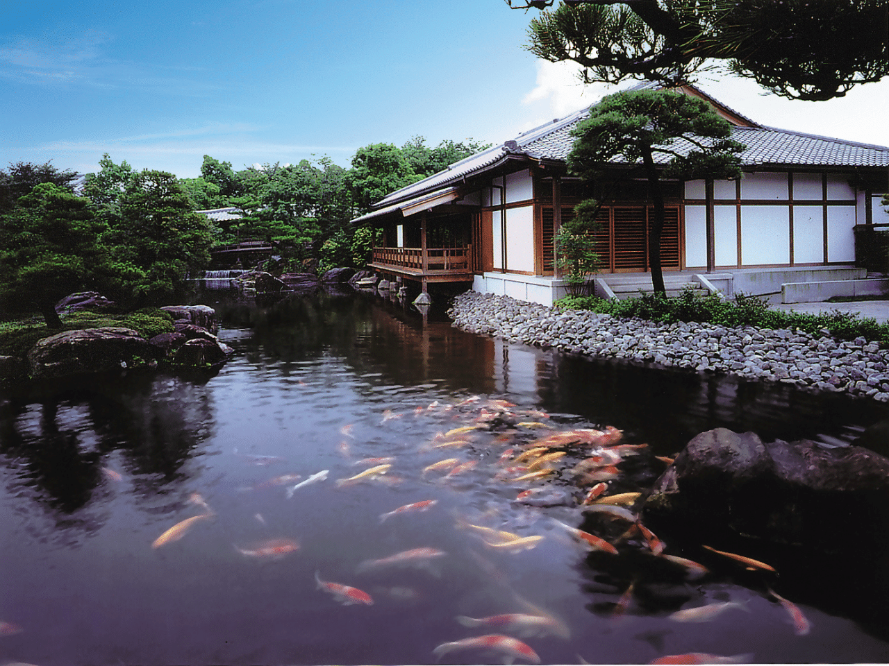 御屋敷の庭