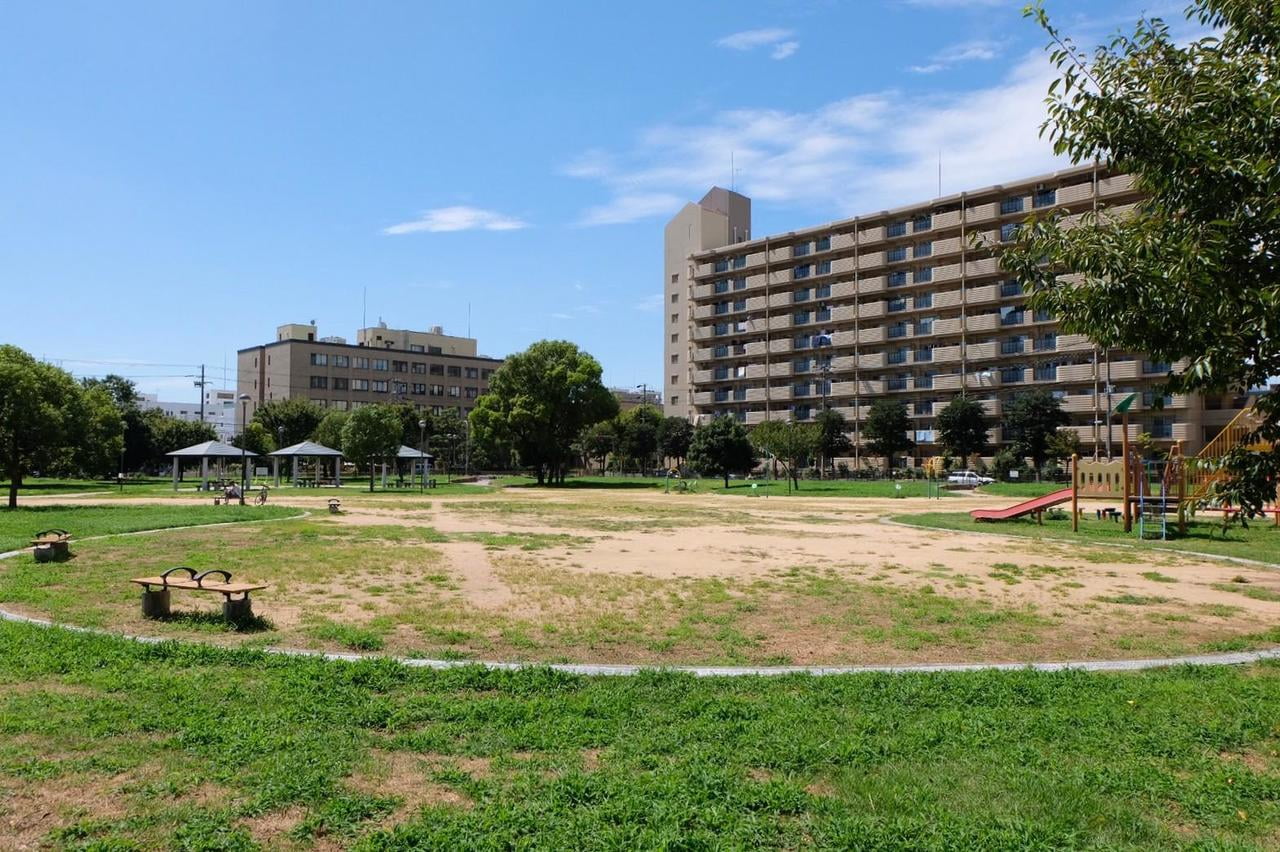 北条公園の広場