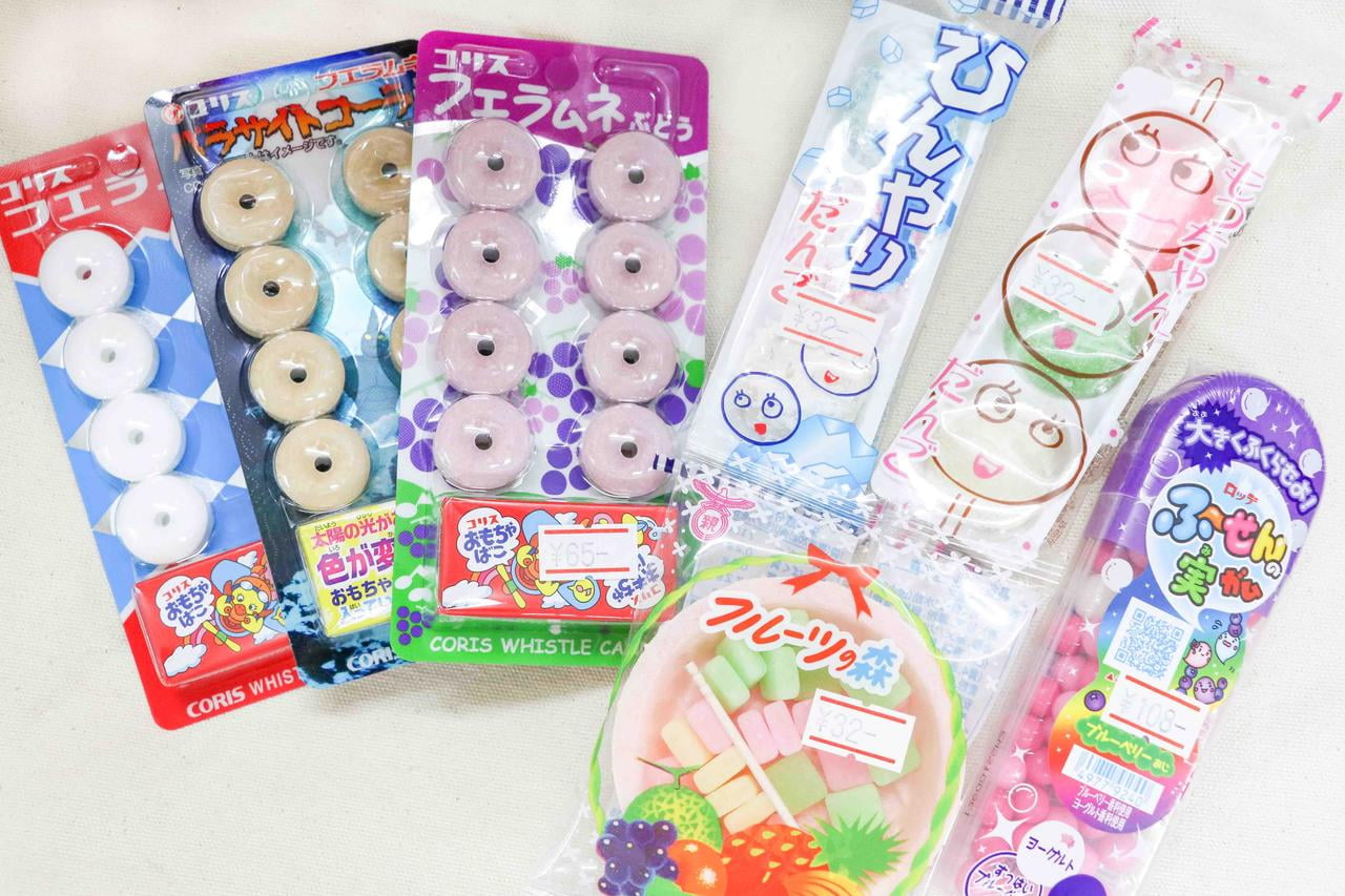 畑文商店店主おすすめの駄菓子