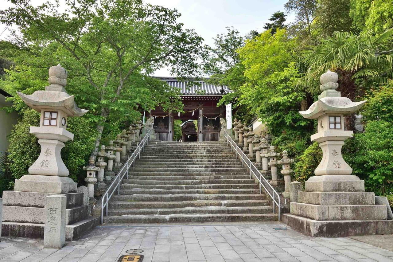 赤穂市坂越にある大避神社の写真