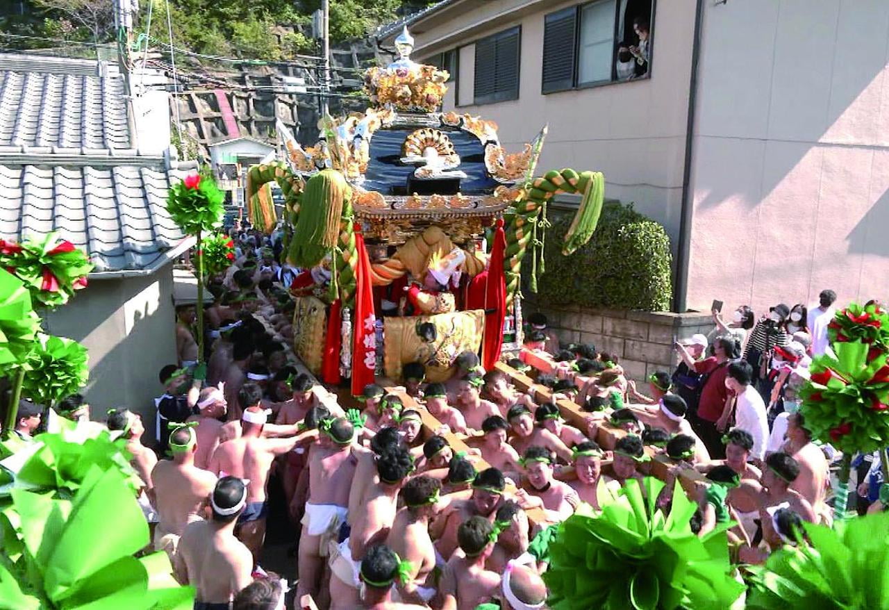 松原八幡神社 秋季例大祭の木場の写真