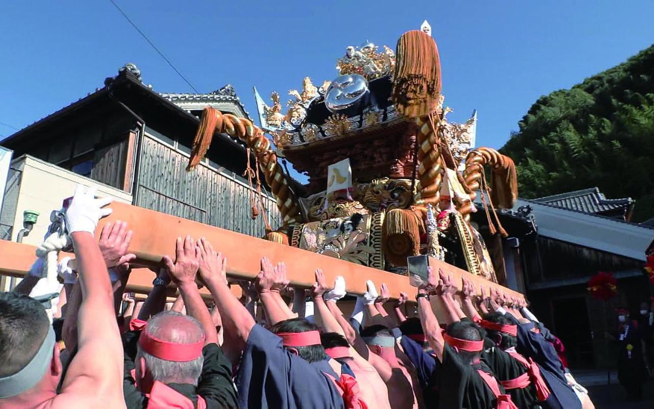 松原八幡神社 秋季例大祭の八家の写真