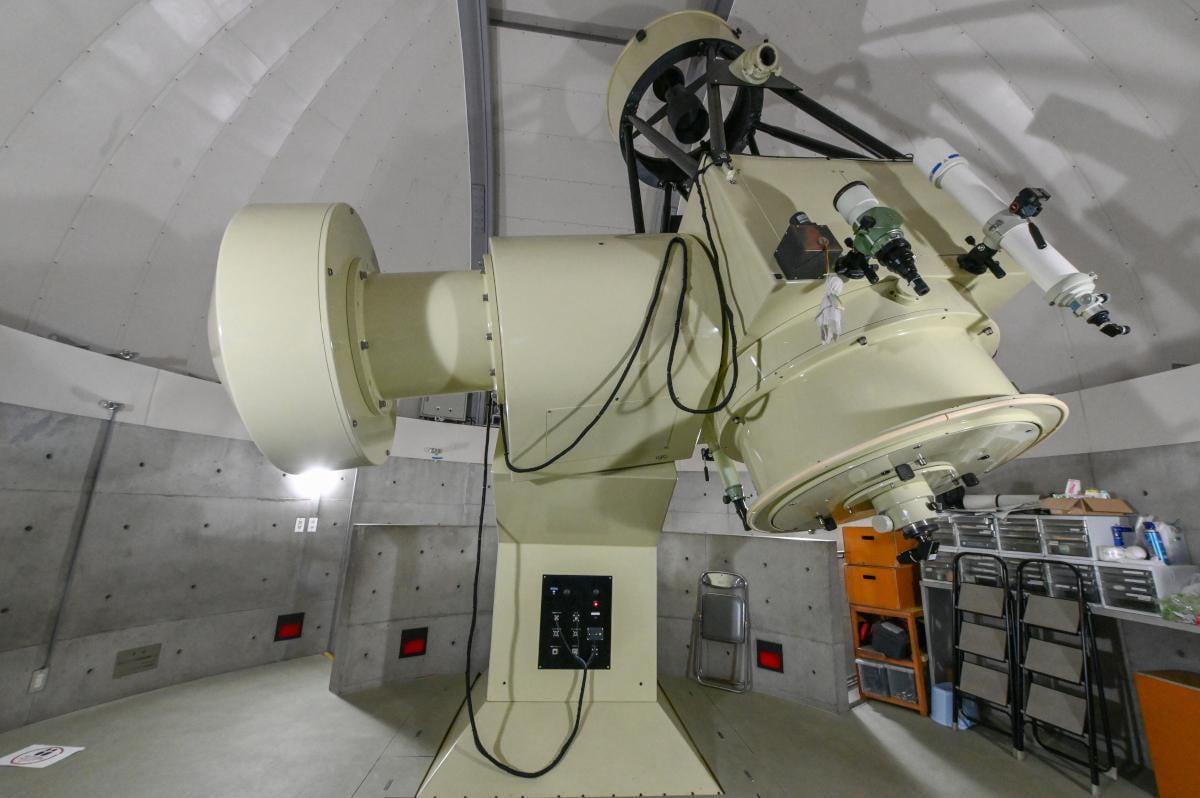 星の子館の天体望遠鏡の写真