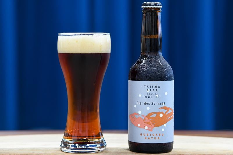 城崎ビール「雪のビールカニビール」の写真