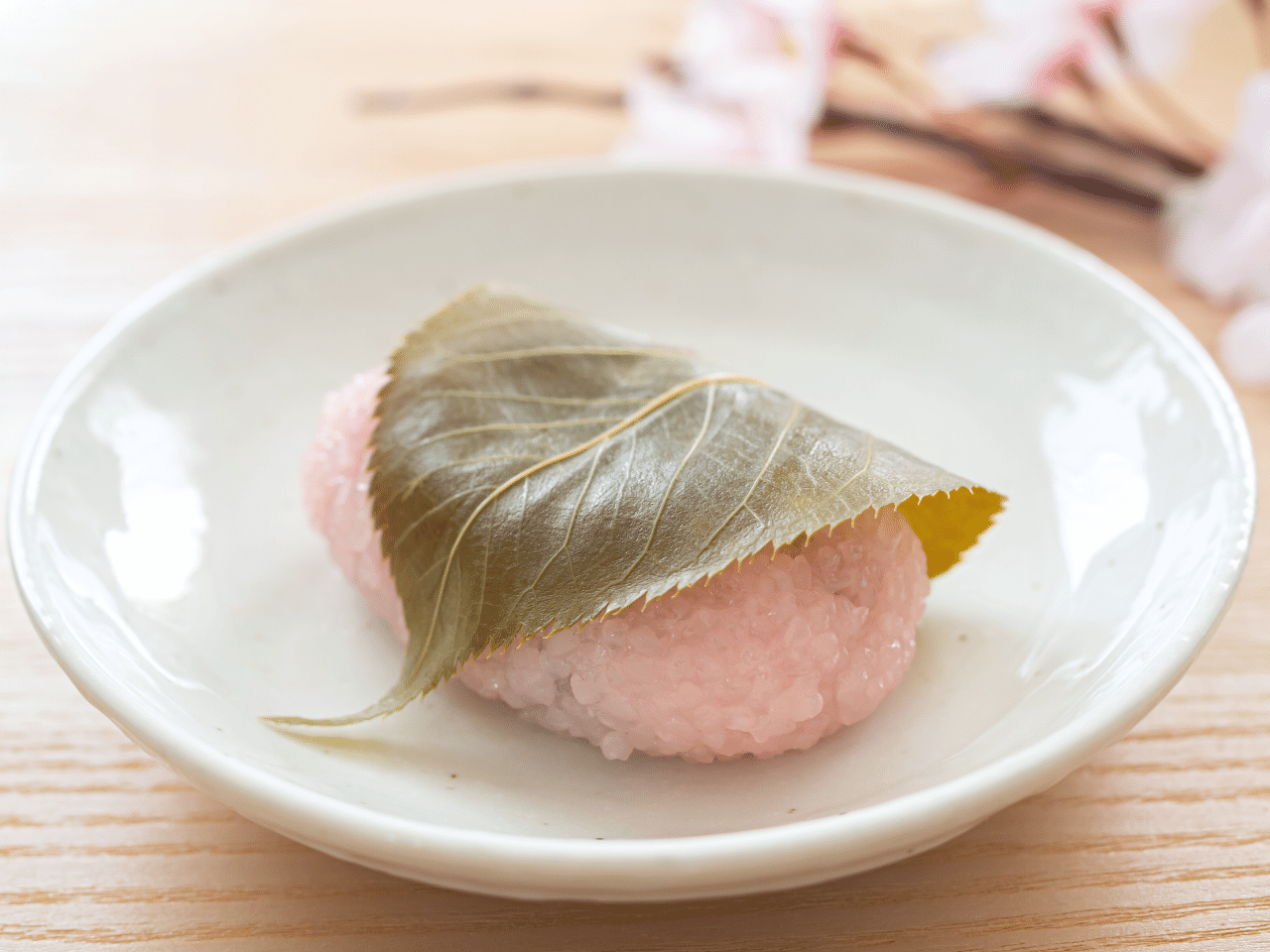 関西風の桜餅の写真