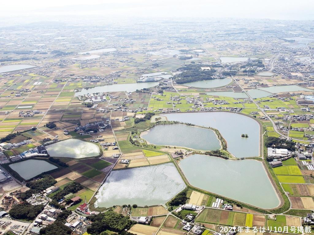 稲美町の航空写真