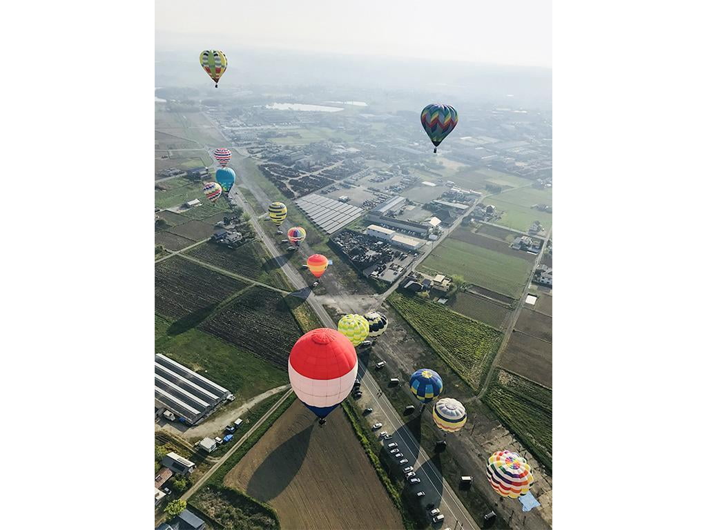 気球がとぶ加西市の写真