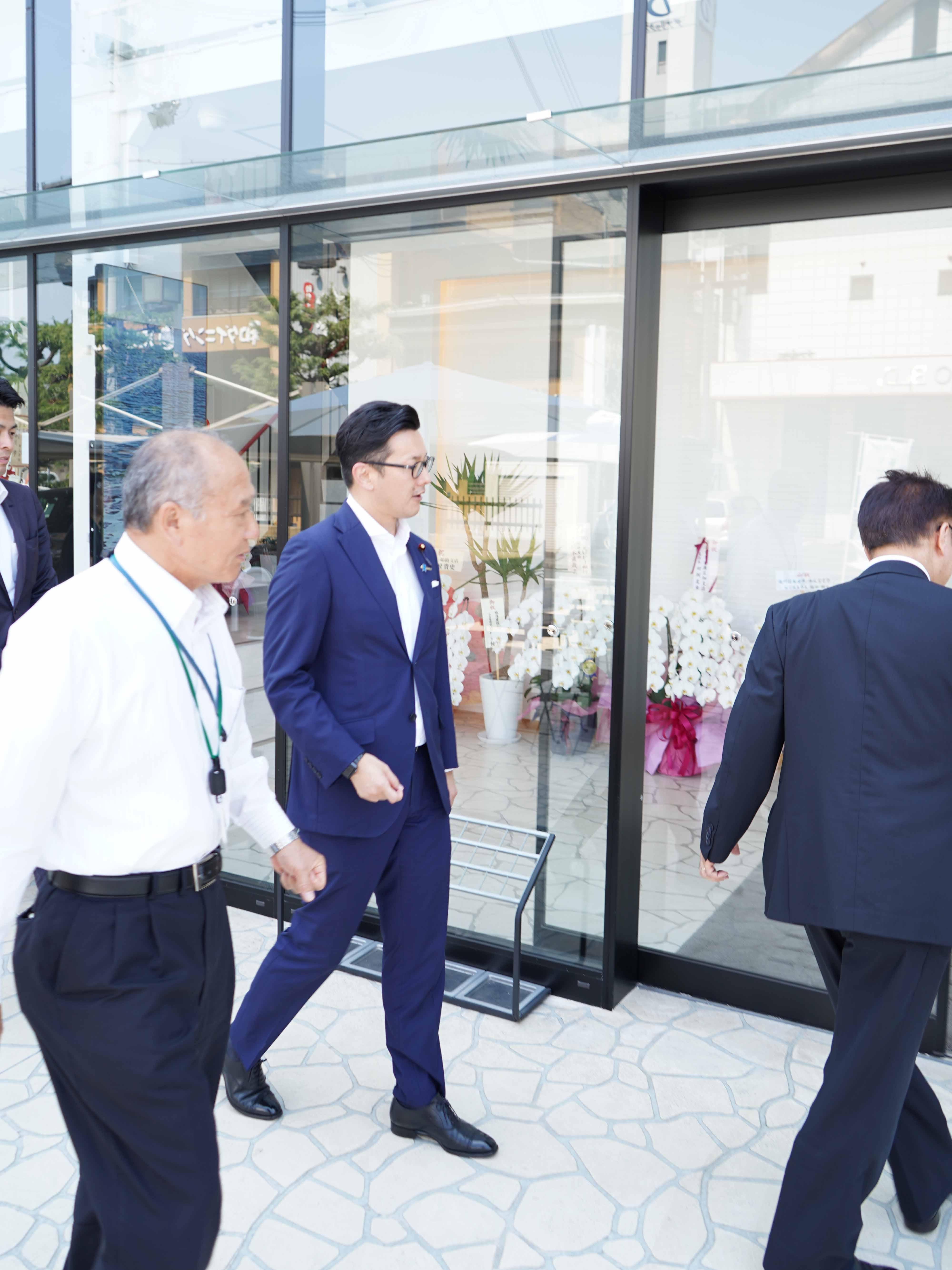 濱村農林水産大臣政務官が来訪されました!①