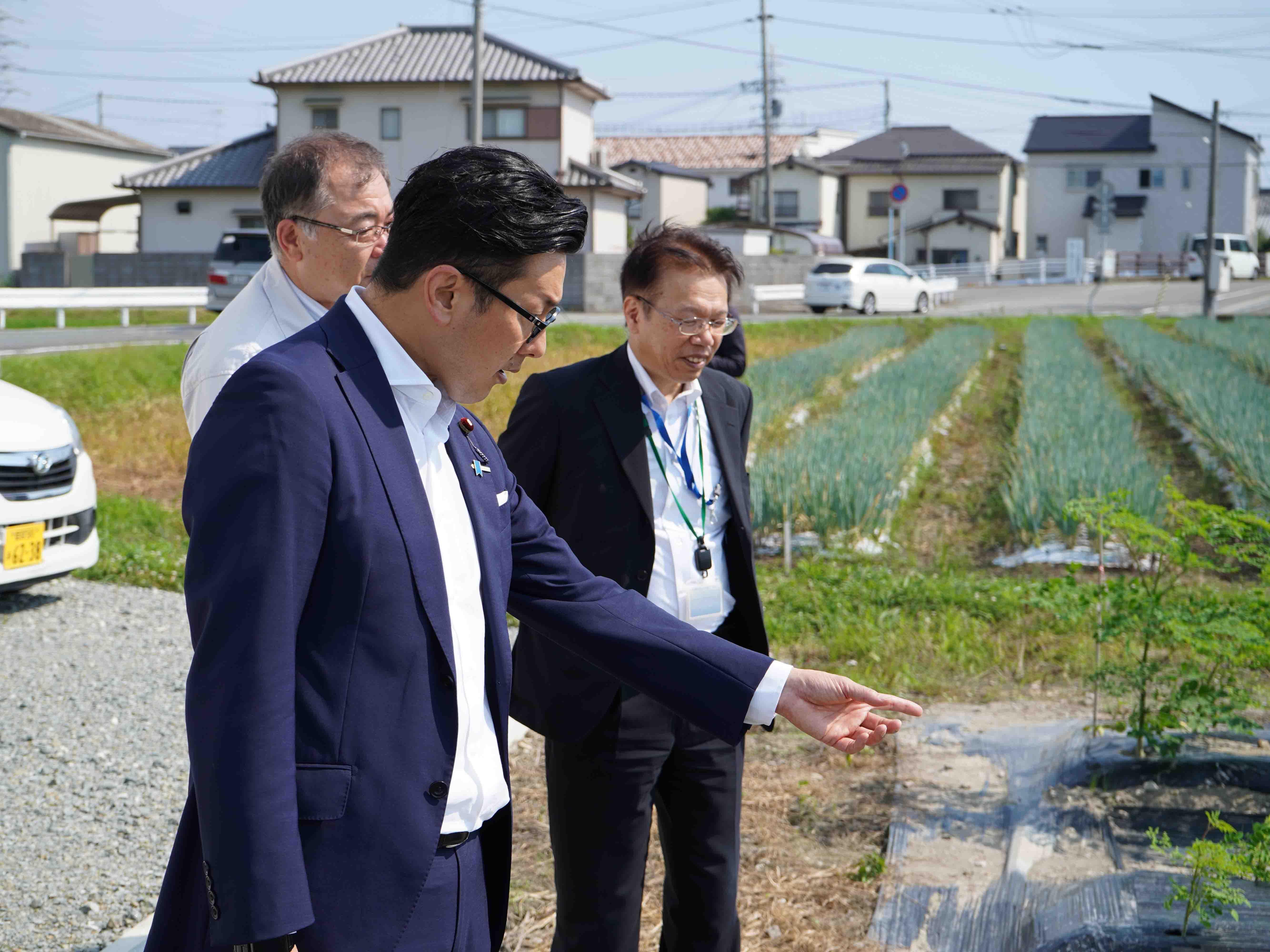 濱村農林水産大臣政務官が来訪されました!②