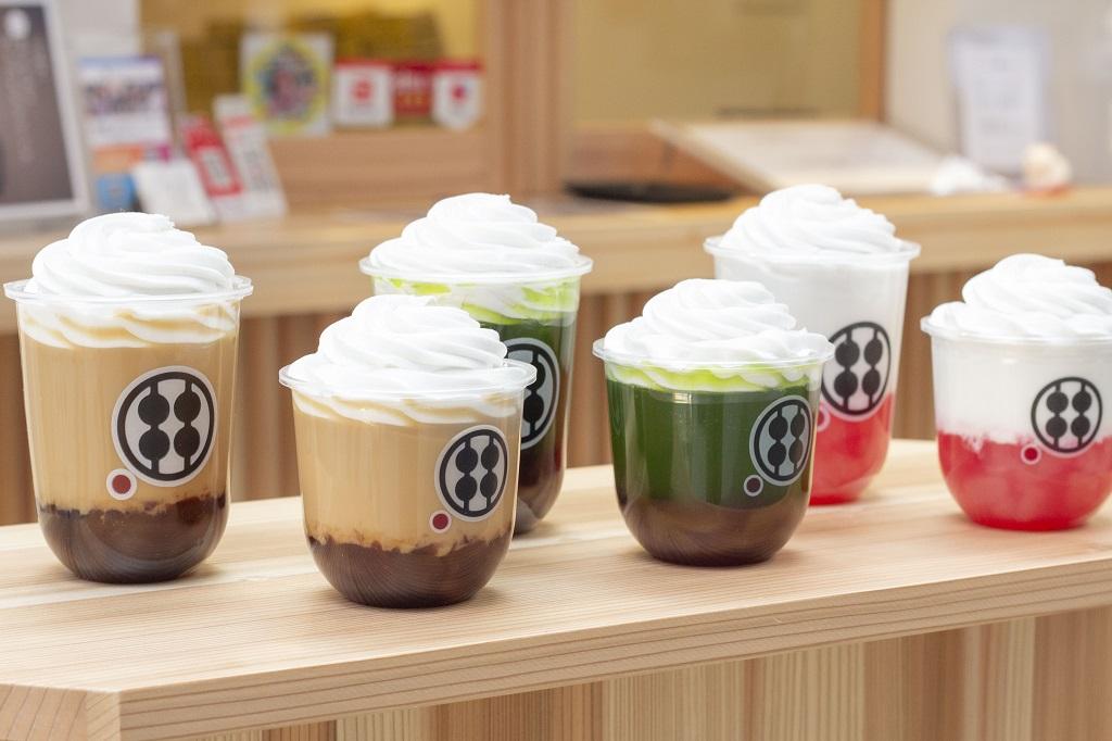 甘味処鎌倉のわらびもちドリンクの写真