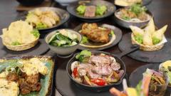 モリンガを贅沢に使用した料理が、看板メニューとして大変な話題